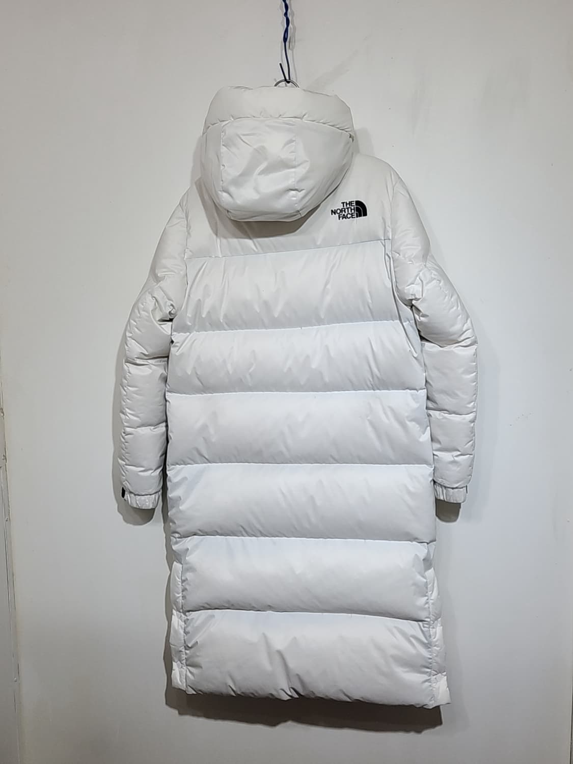 (S) 노스페이스 다운 롱패딩 점퍼 화이트 오리털 패딩코트  상품이미지7
