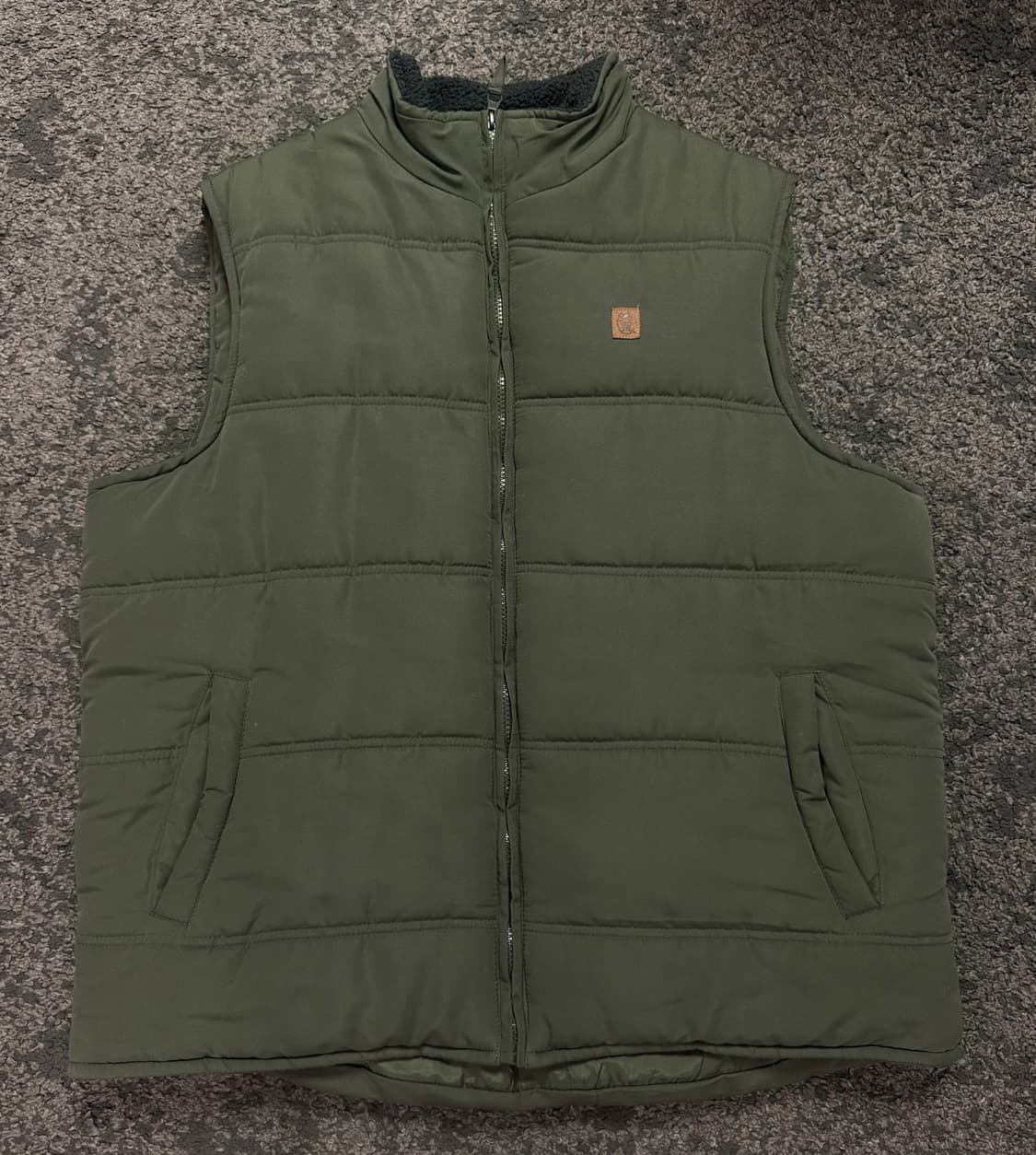 (XL) 콜먼 패딩조끼 카키 상품이미지1