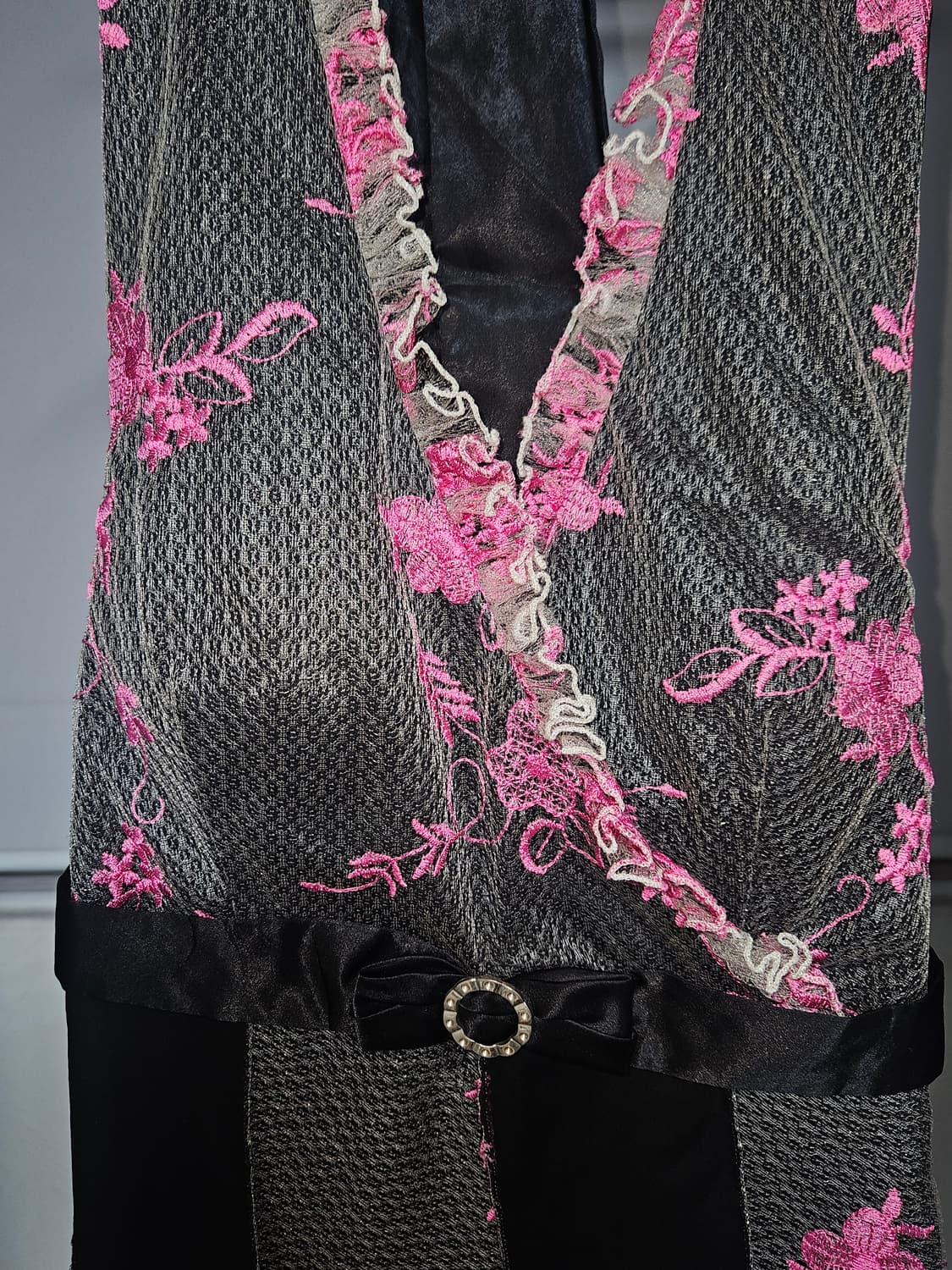 마즈깔 빈티지 오리엔탈 갸루 홀터넥 원피스 상품이미지3