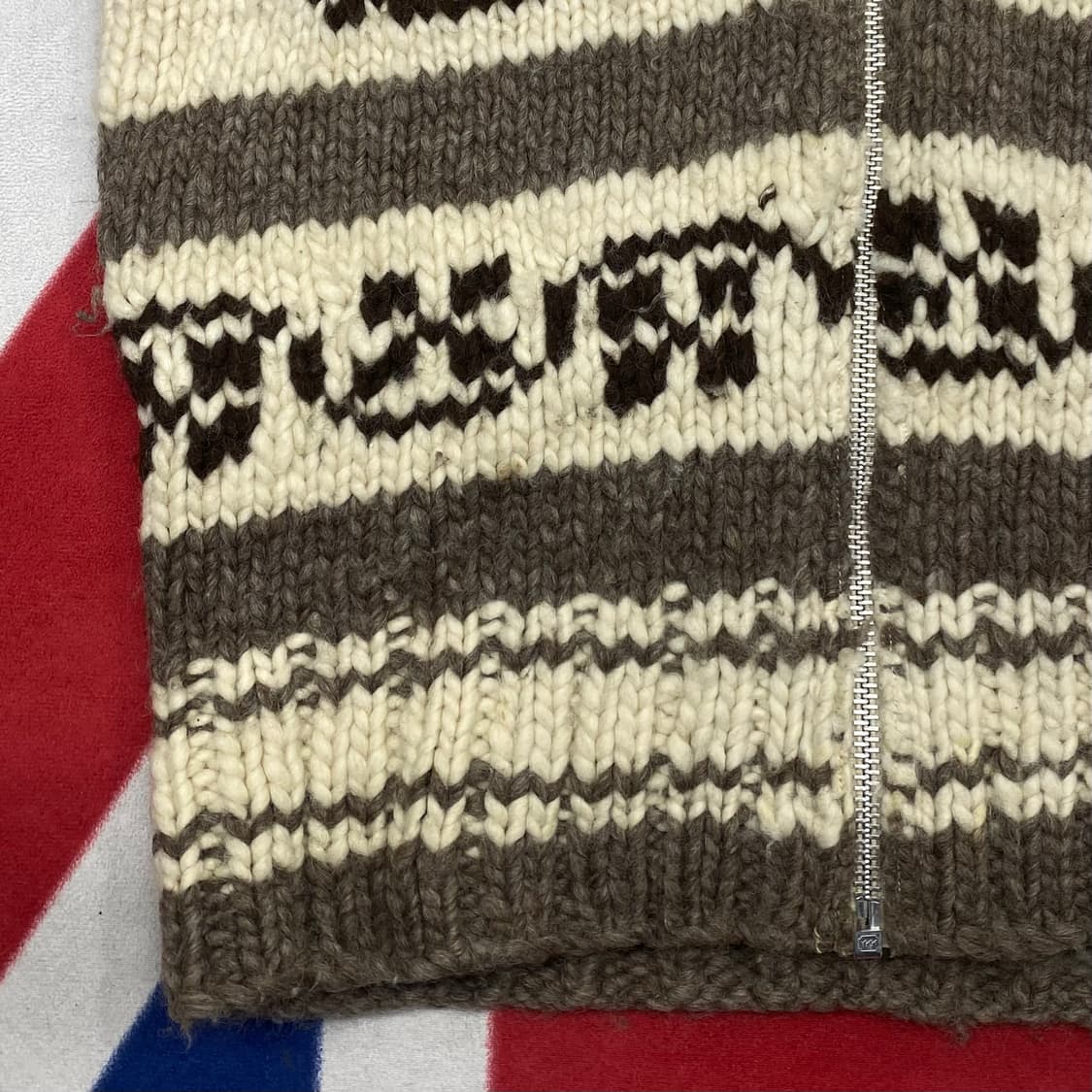 빈티지 헤비울 코위찬 실측XL  상품이미지3