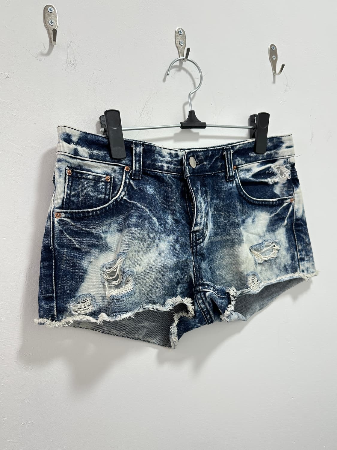 Vintage washing denim shorts 상품이미지1