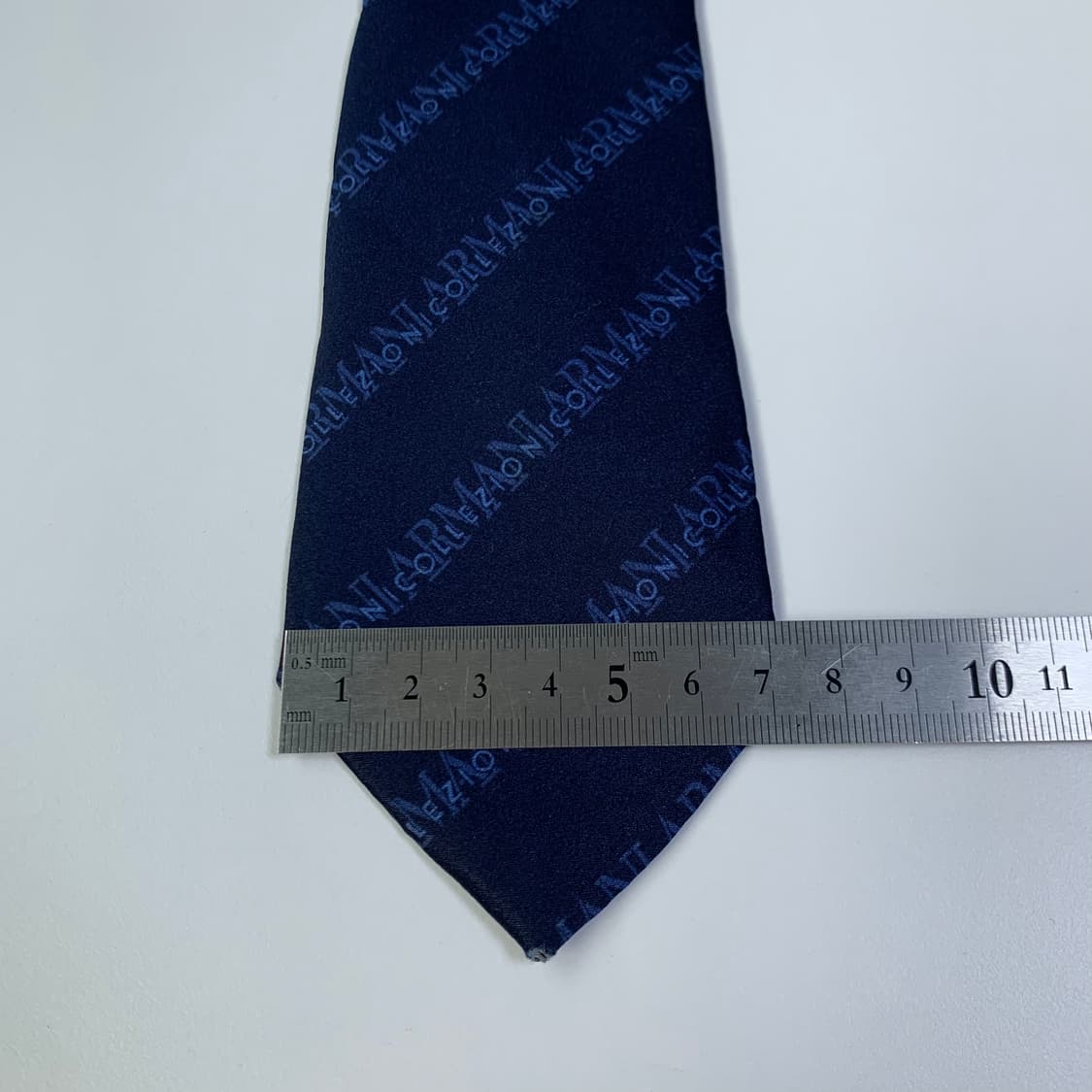 알마니(ARMANI) 신형라벨 모노그램 명품넥타이 이태리 100실크 상품이미지8