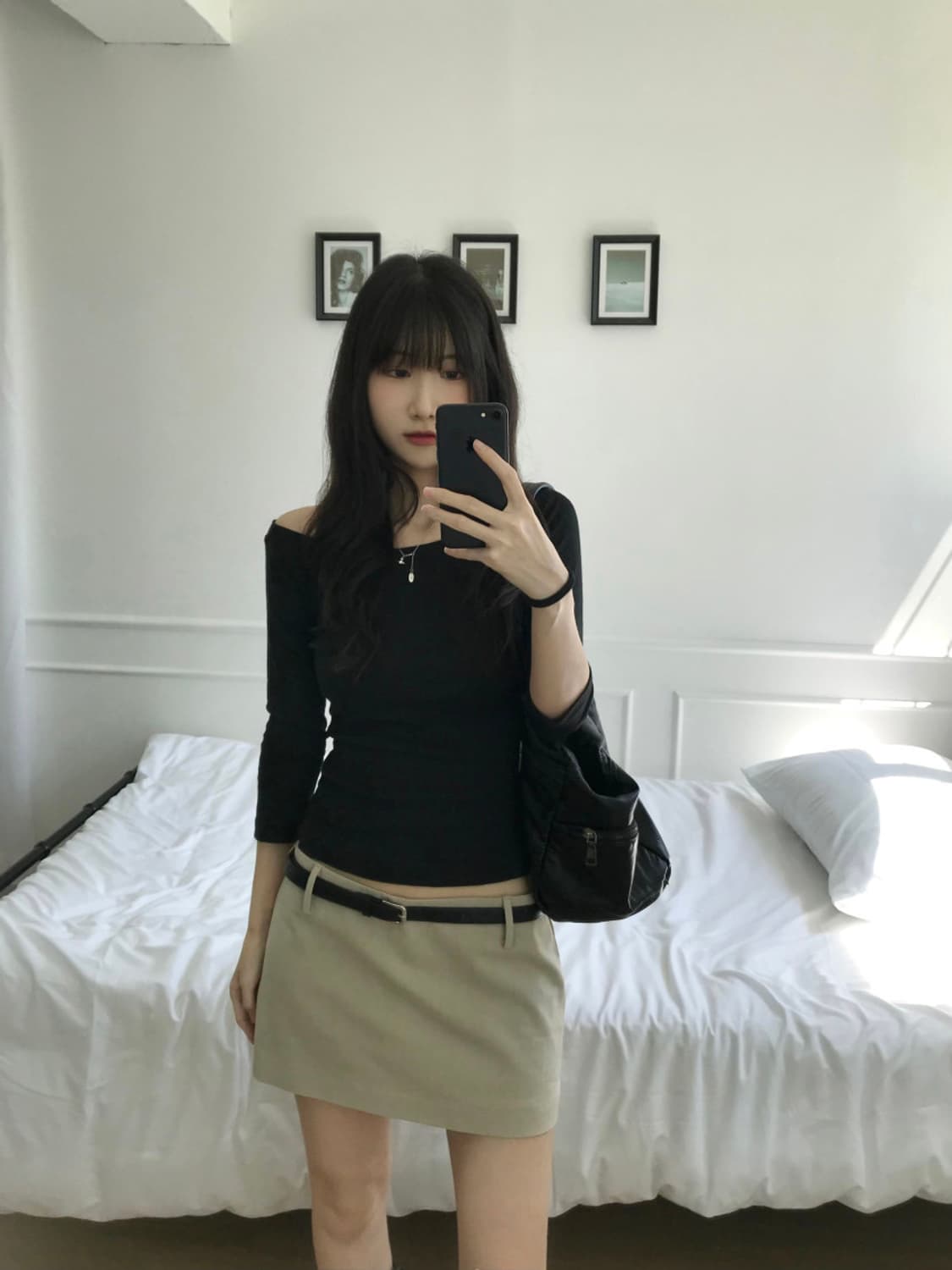 Black 7부 티셔츠 상품이미지1
