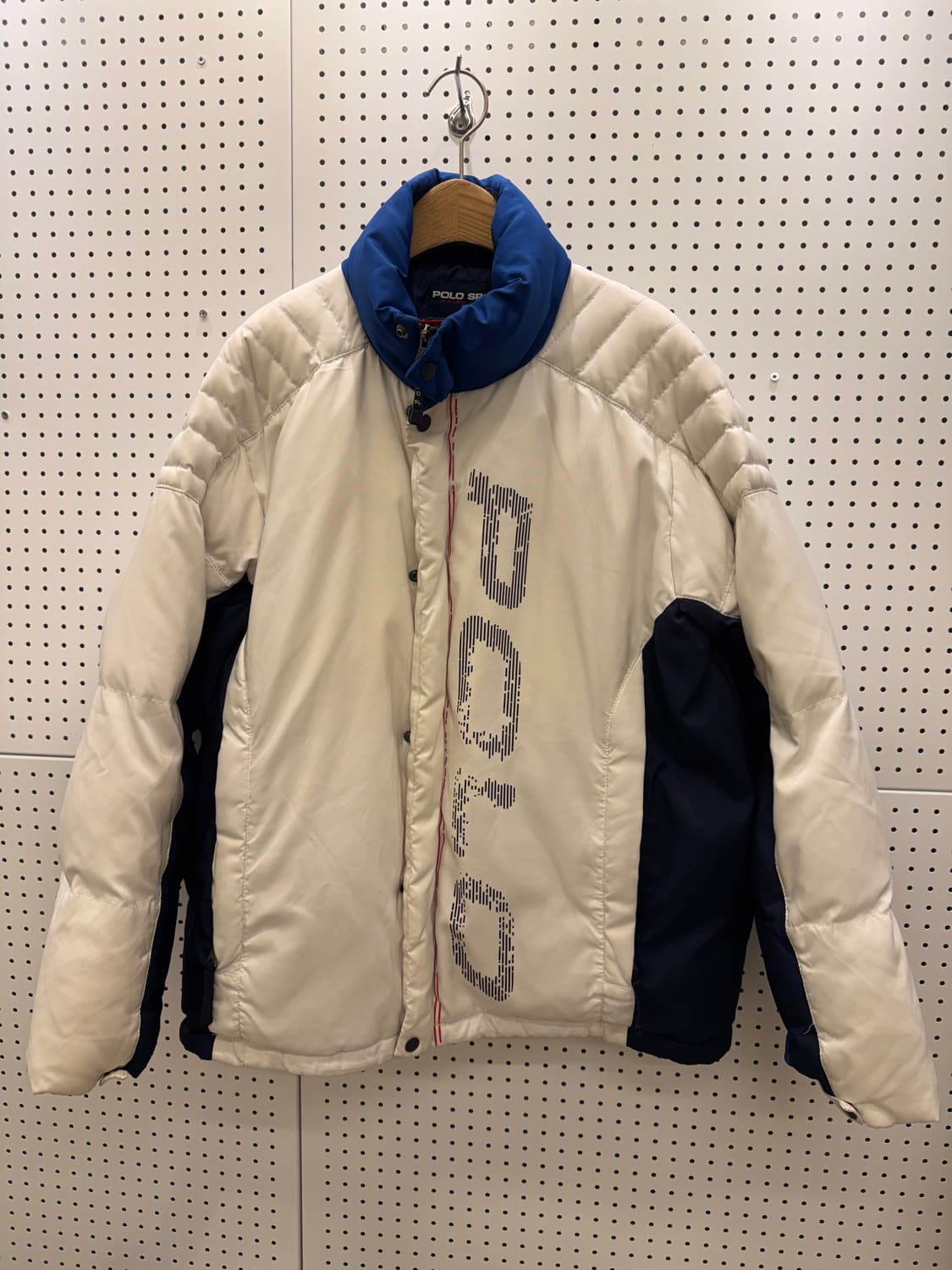 폴로 스포츠 00s 덕다운 빅로고 배색 패딩 U92 상품이미지2