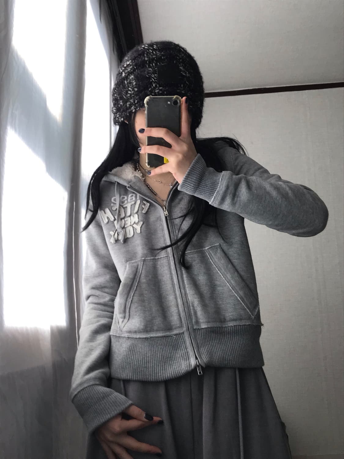 아베크롬비 그레이 퍼후드집업 상품이미지5