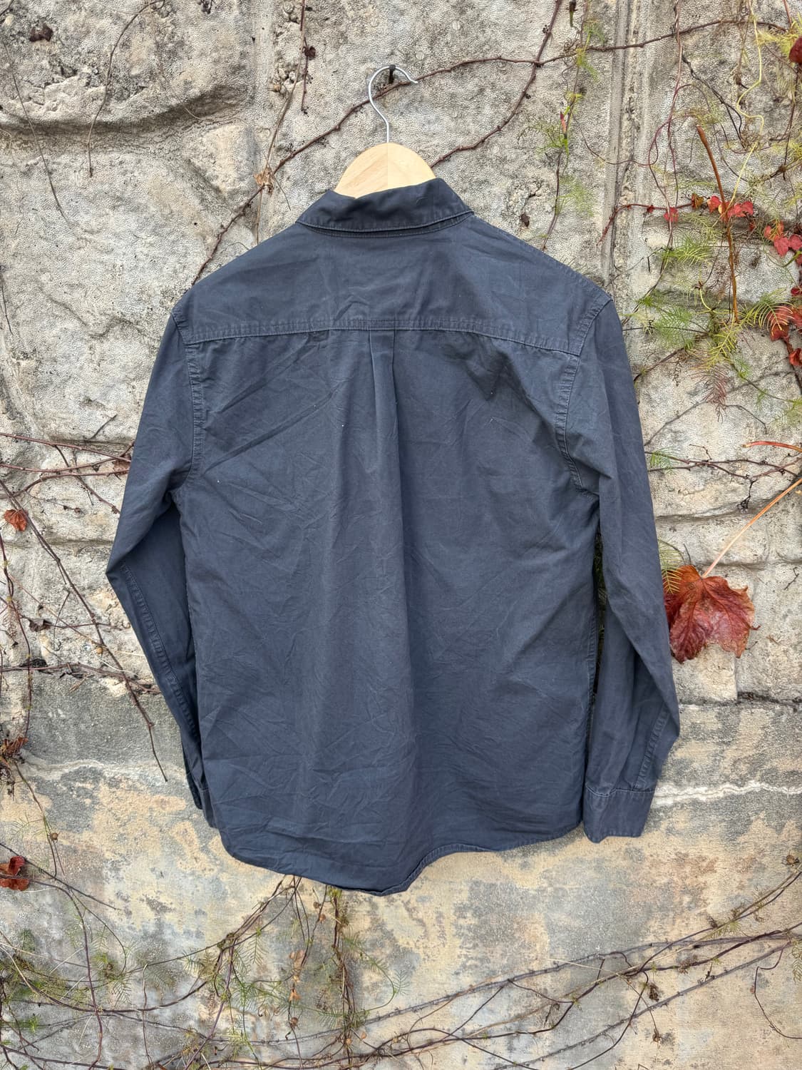 랭글러 빈티지 투포켓 프리미엄 워크 셔츠 그레이 s 상품이미지3