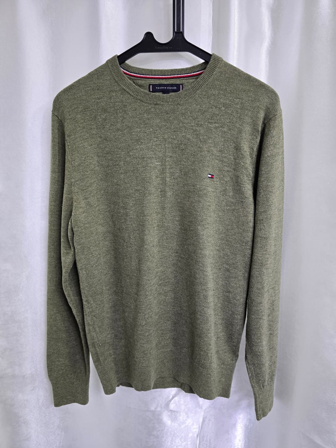 타미힐피거 올리브 니트 스웨터 (1563) 상품이미지1