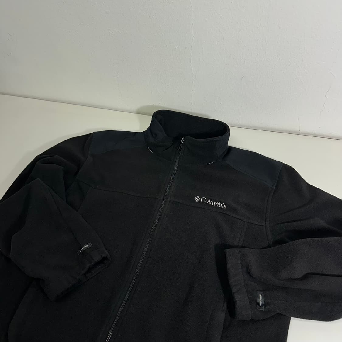 XL 컬럼비아 블랙 플리스 집업 자켓 상품이미지1