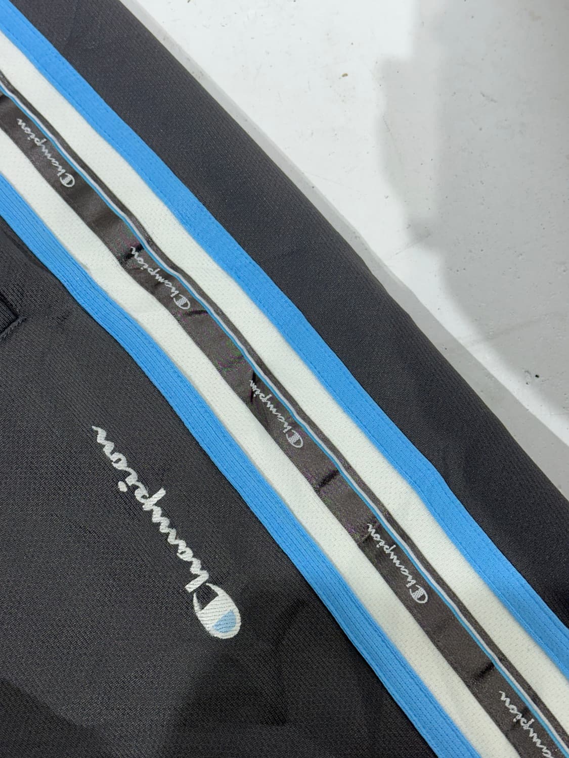 챔피온 차콜 추리닝 바지 사이드 라인 와이드 팬츠 L 상품이미지6