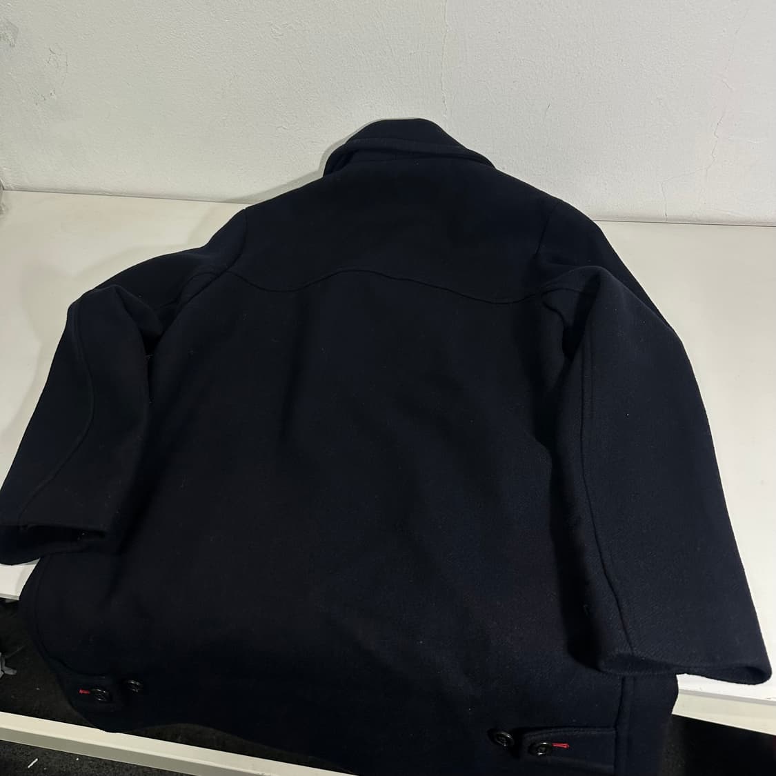 우먼M-L 유니클로 X 이네스 드 라 프레상쥬 네이비 울 피코트 상품이미지5