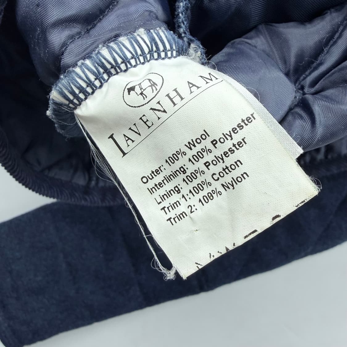 라벤햄 퀼팅 울 자켓 상품이미지5