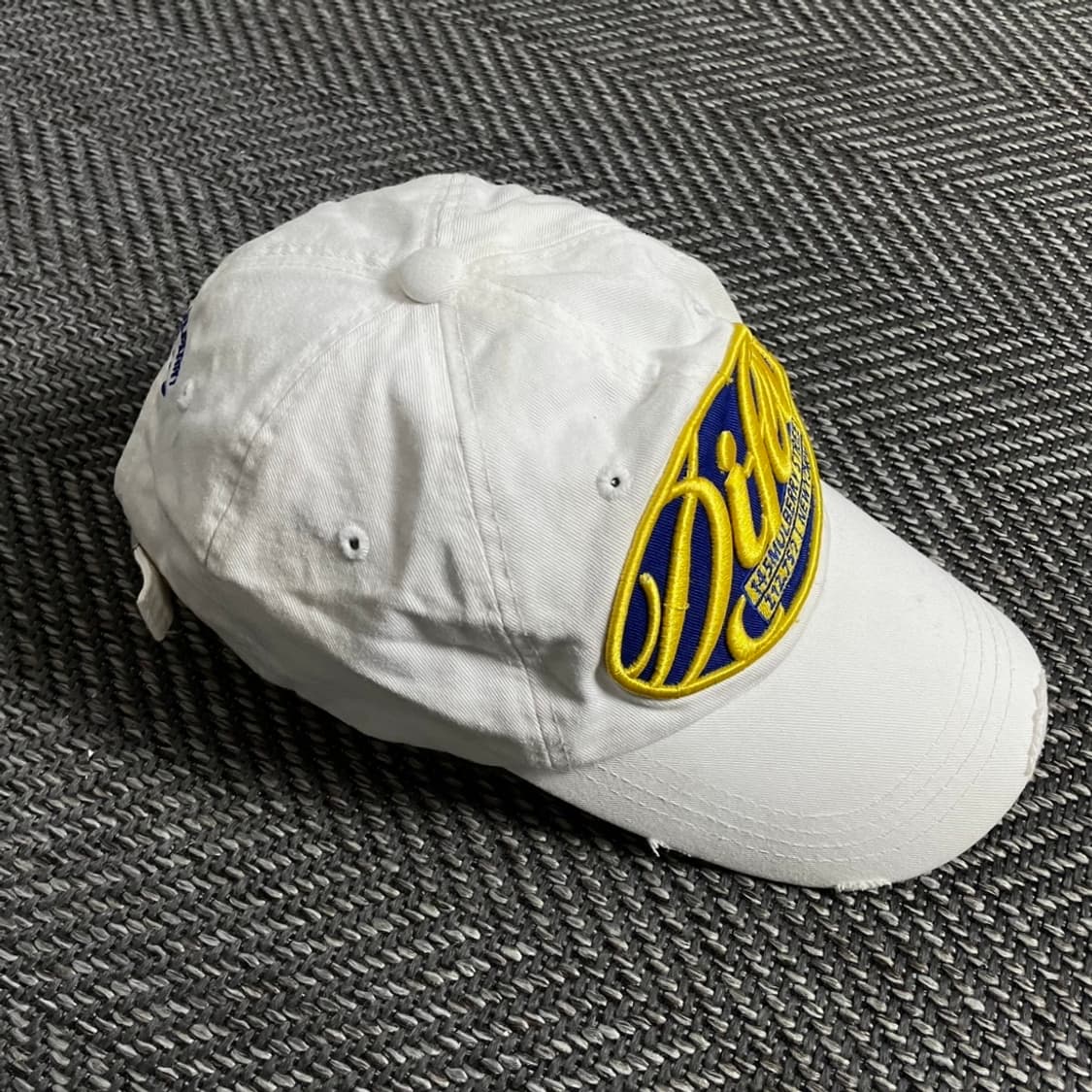 인터크루 y2k 빈티지 화이트 볼캡 o 4404 상품이미지2