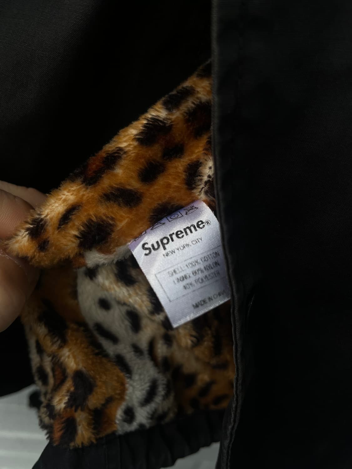 SUPREME leopard coach jacket 상품이미지9