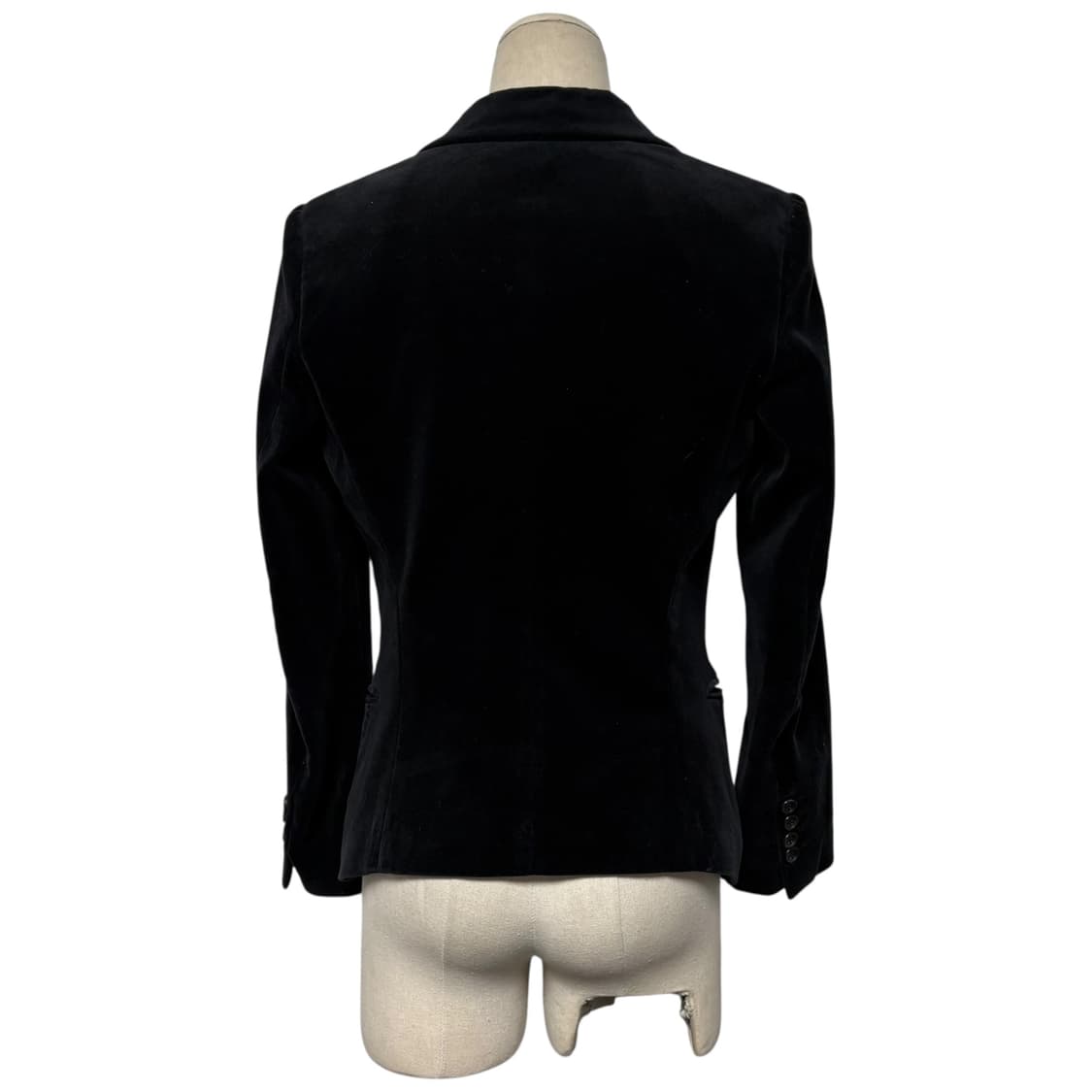 3791 한섬 타임 블랙 벨벳 블레이져 자켓 상품이미지4