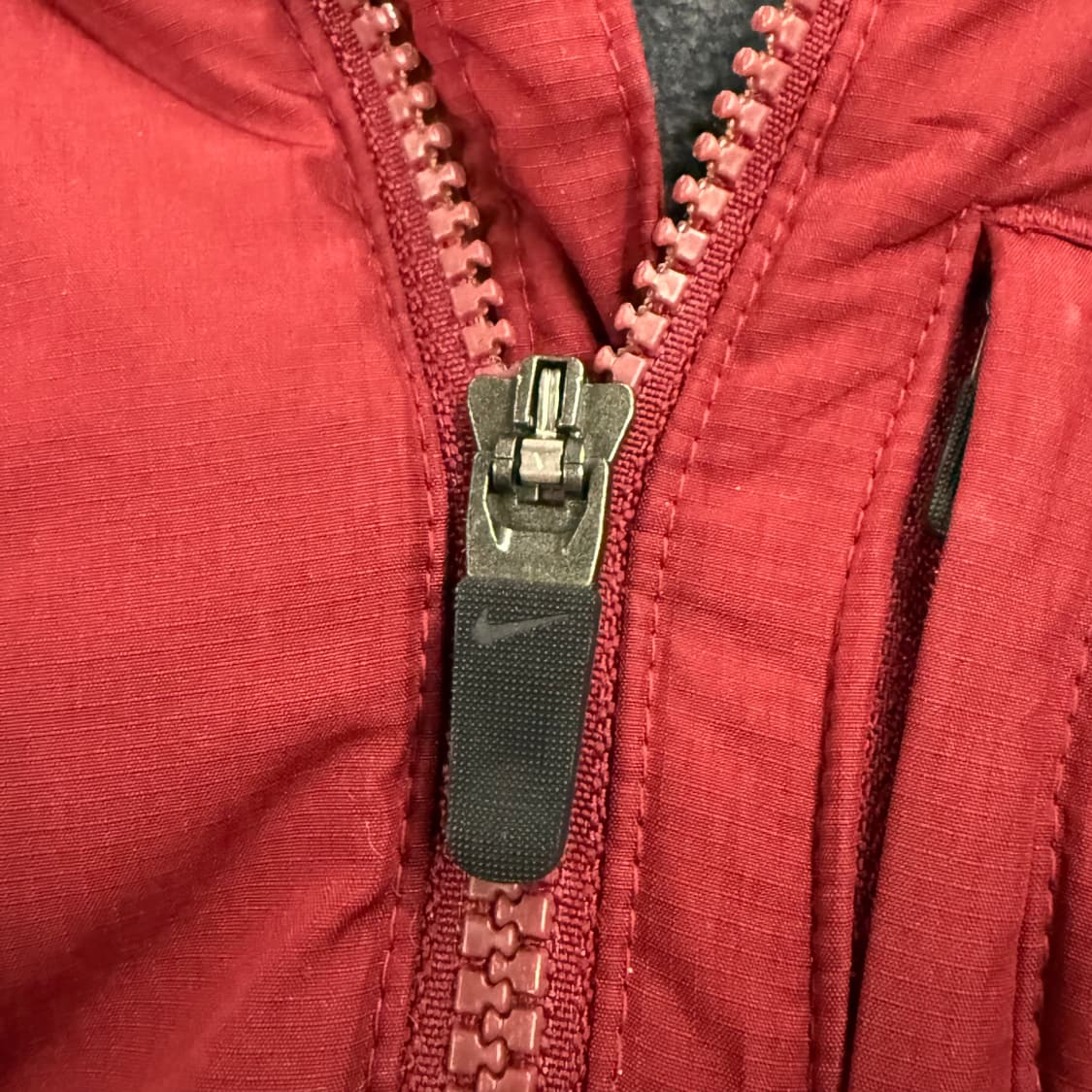 [정품/XL] 나이키 NFL 후드 패딩 자켓 버건디 b19 상품이미지7