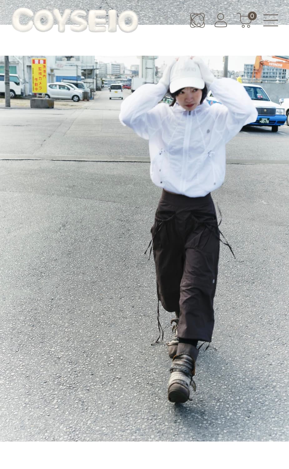 Front pocket pants purple grey 상품이미지3