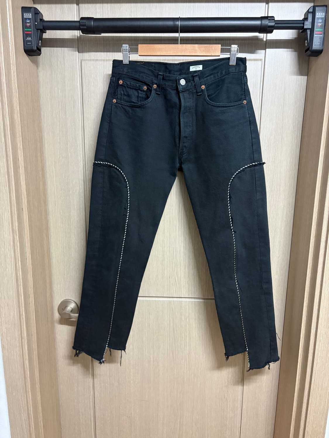 올드파크 리바이스 웨스턴 블랙 데님 진 상품이미지1