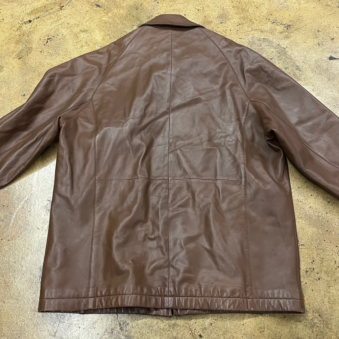 [정품/105] 빨질레리 브라운 양가죽 자켓 b19 상품이미지4