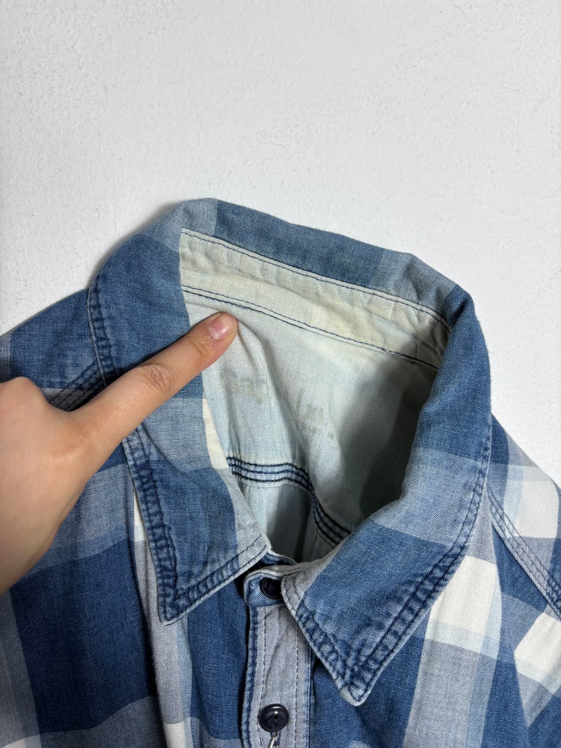 갭 체크 반팔 셔츠 상품이미지6