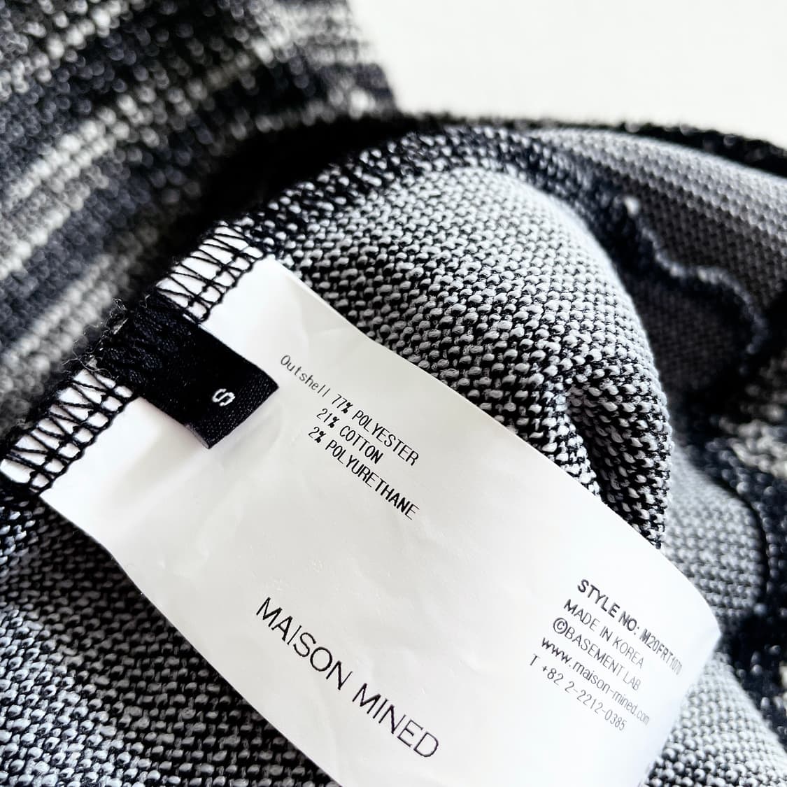 메종미네드 믹스드 부클 니트 롱 슬리브 상품이미지9