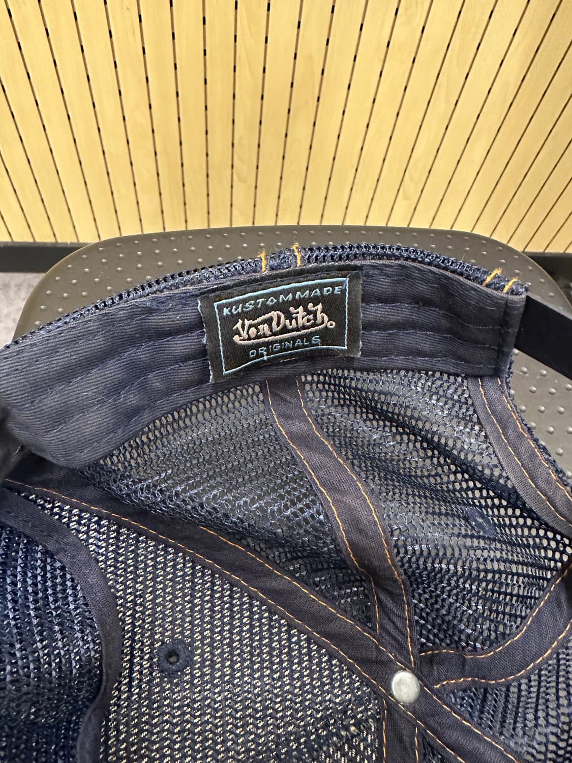 본더치 오렌지 플라스틱 메쉬 볼캡 상품이미지4