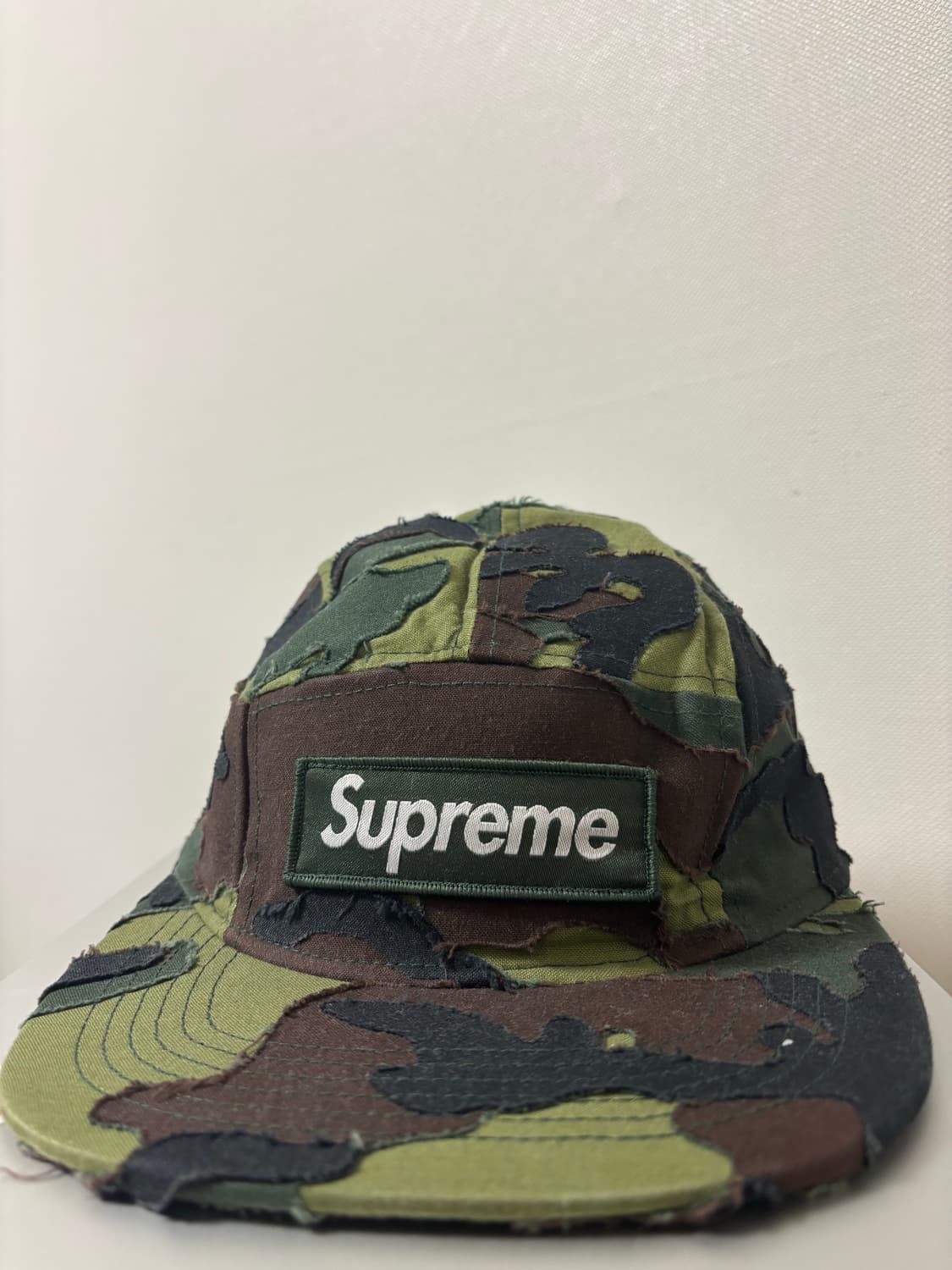 슈프림 레이어드 카모 캠프캡 우드랜드 카모 25SS 상품이미지1