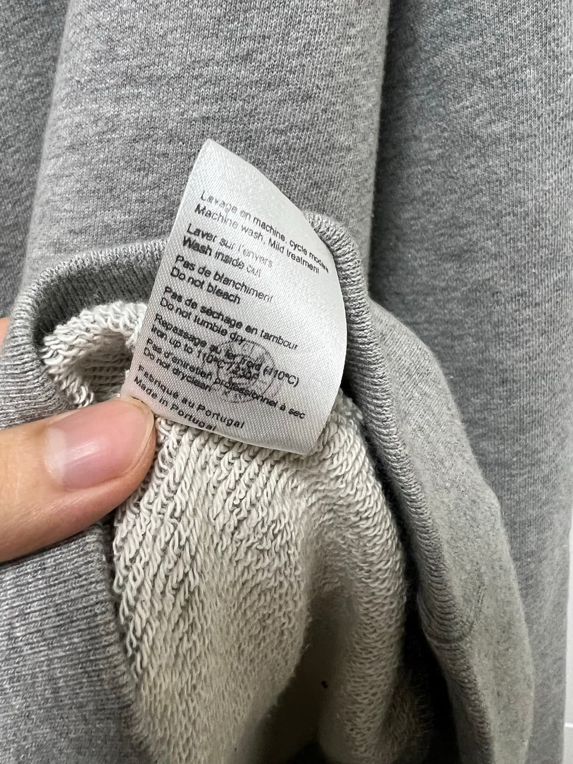 메종키츠네 폭스헤드 맨투맨 그레이 L 상품이미지4