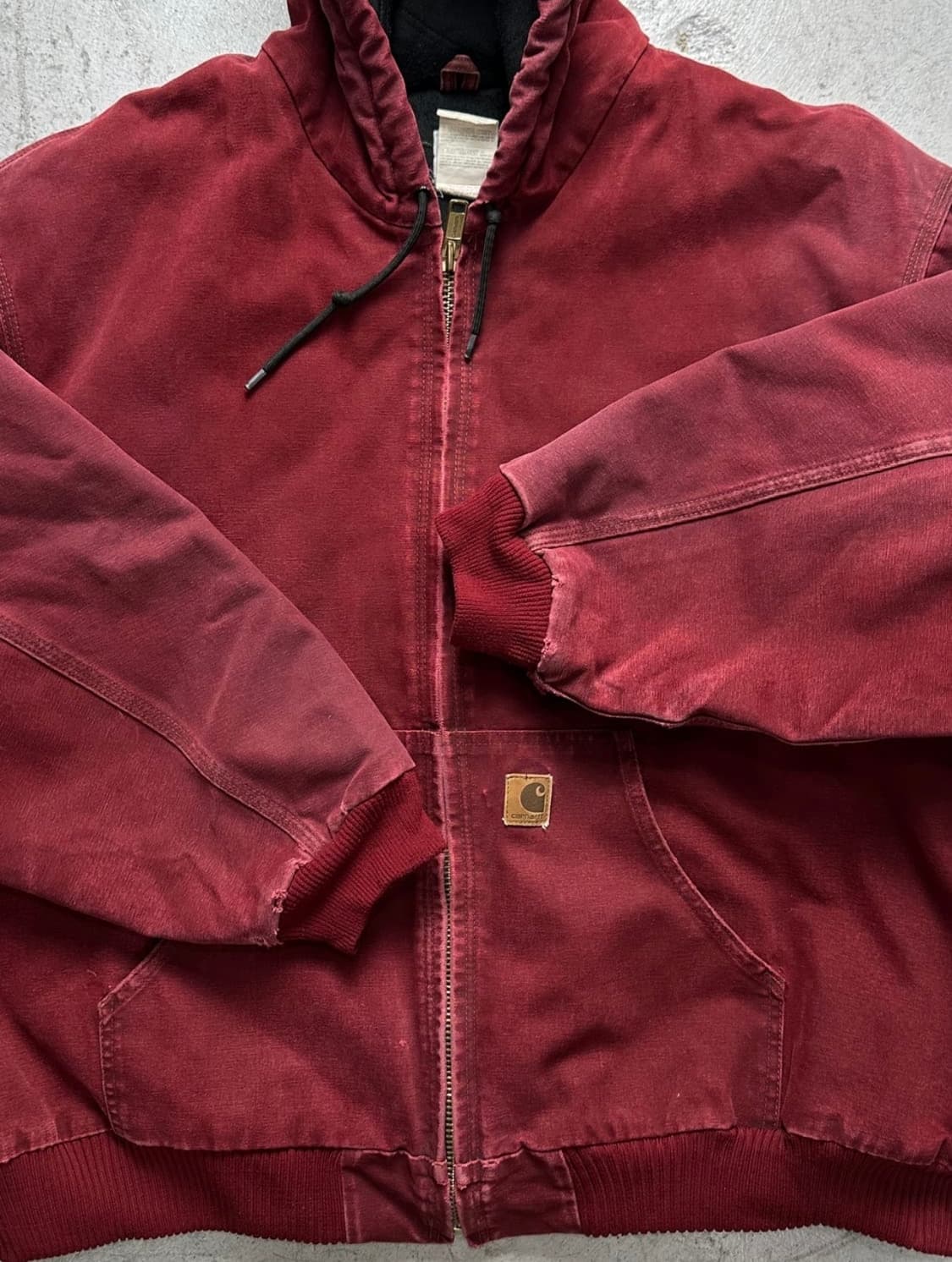 [3XL] 칼하트 00‘s J130 CRI 크림슨 레드 액티브 자켓 상품이미지4