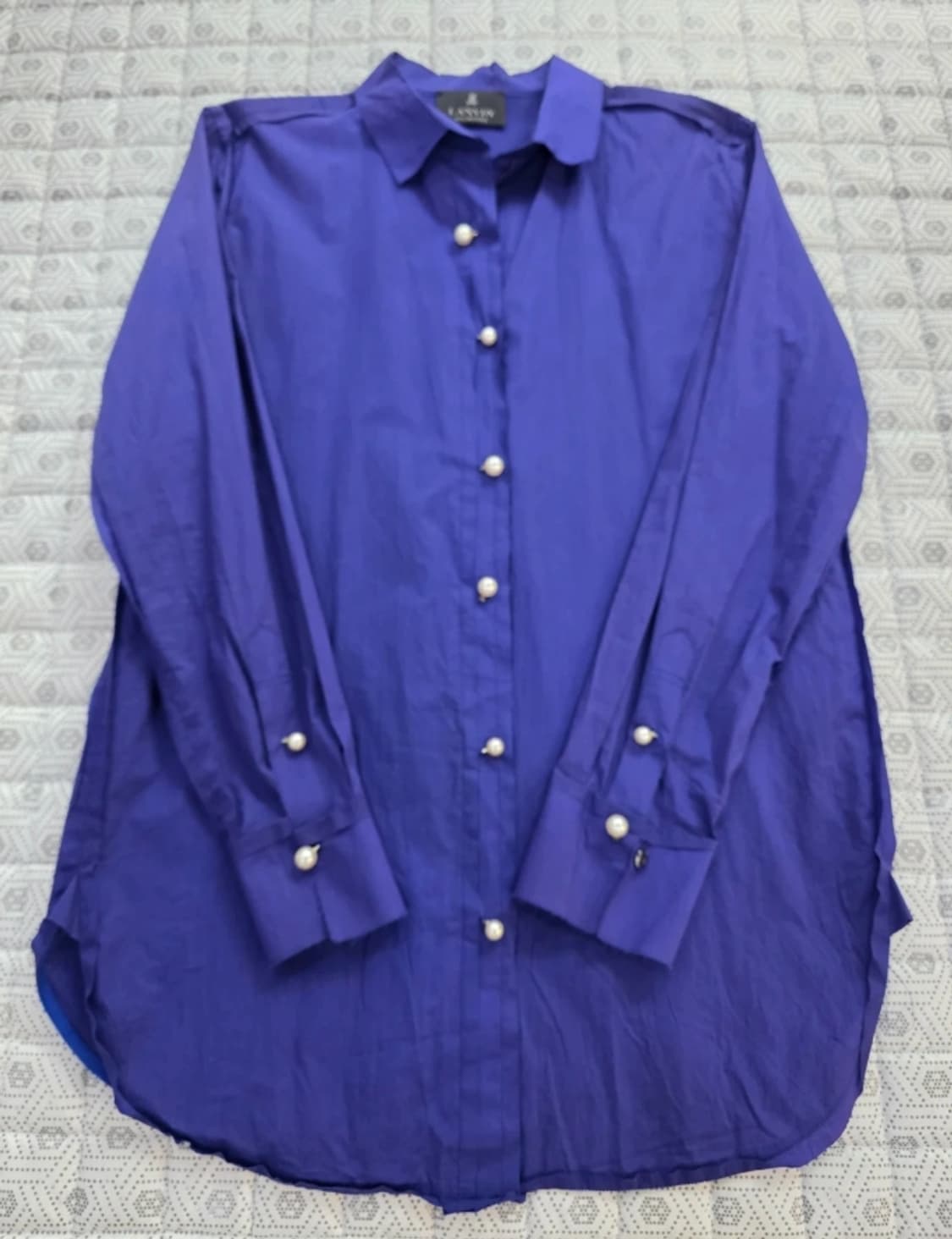 LANVIN 랑방 퍼플 셔츠 ~55반 상품이미지3