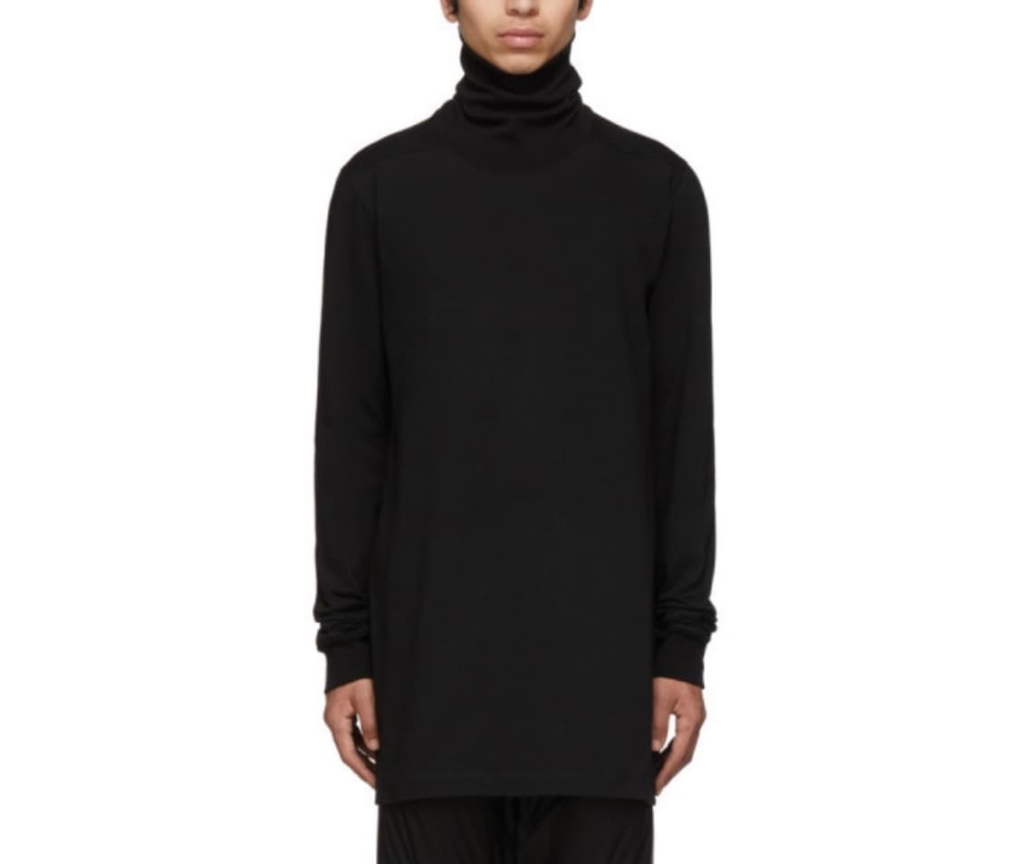 Rick Owens Black Surf T-Shirt 상품이미지1