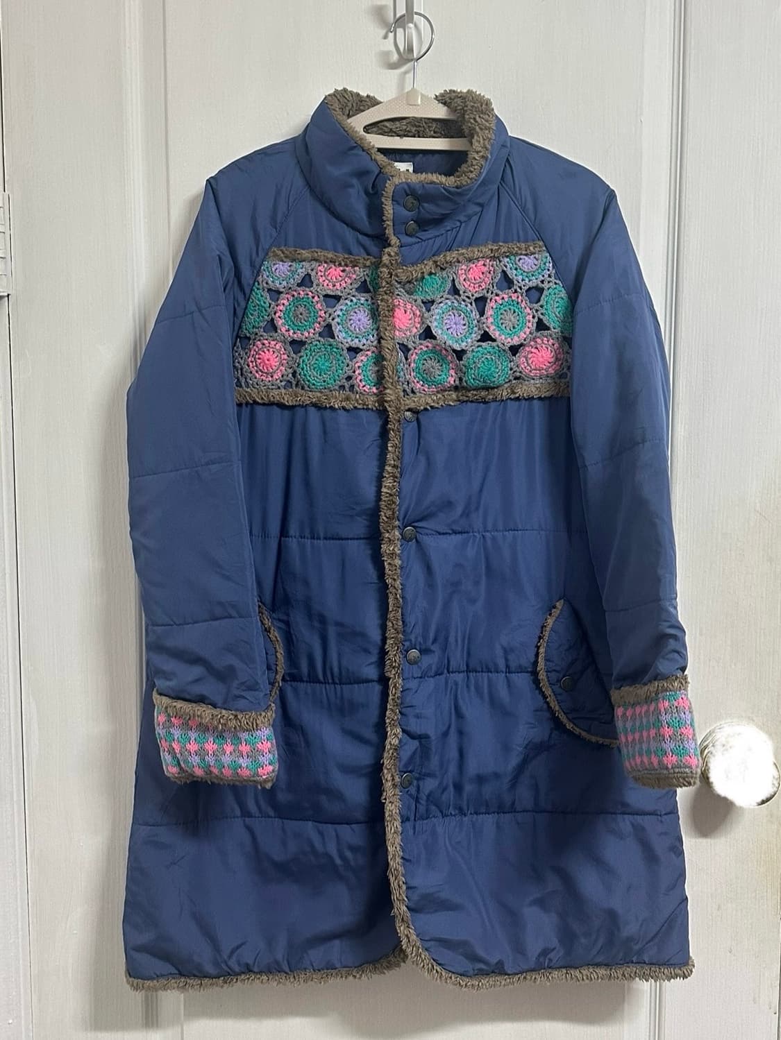 티티카카 뜨개포인트 패딩 상품이미지1