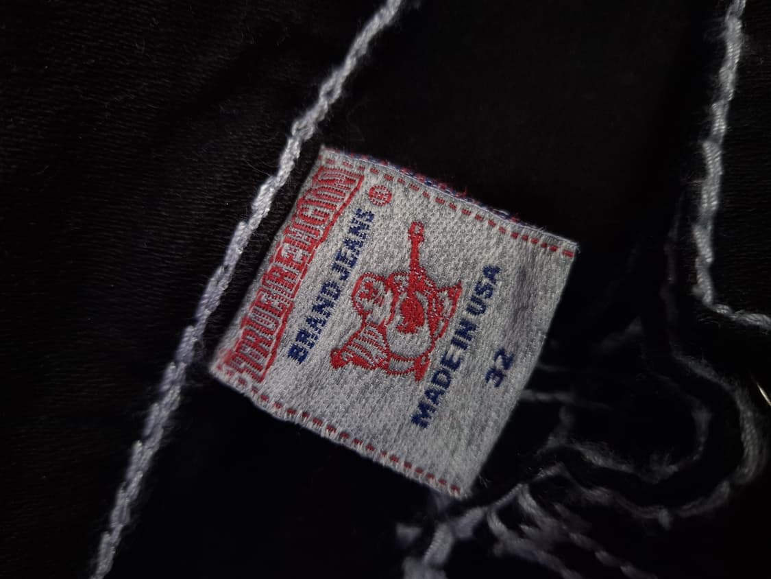 새제품 오리지날 미국제조 트루릴리젼 우먼 블랙 데님진 상품이미지7