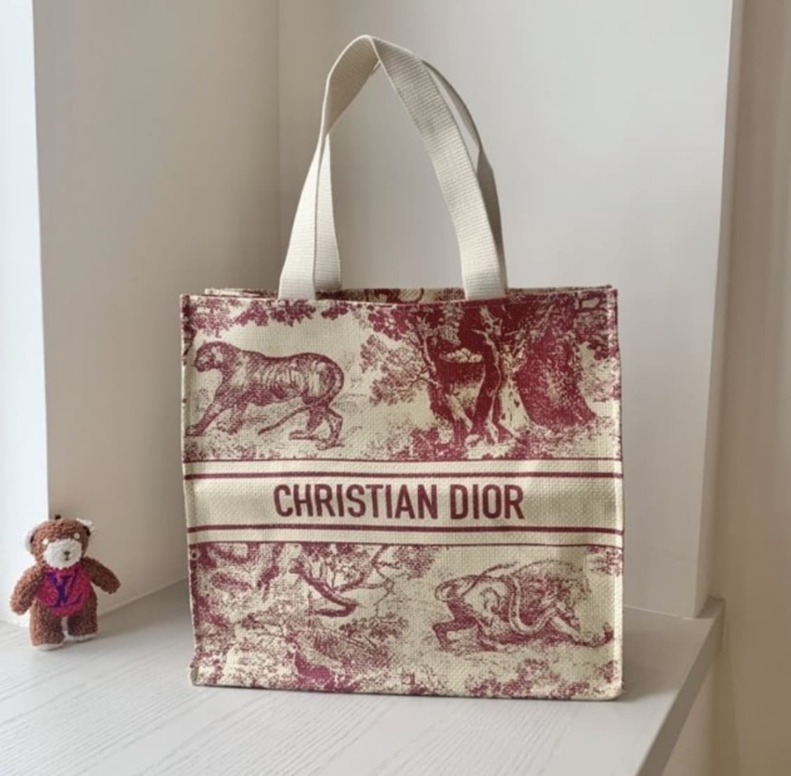 디올 리비에라 라탄 에코백 토트백 상품이미지1