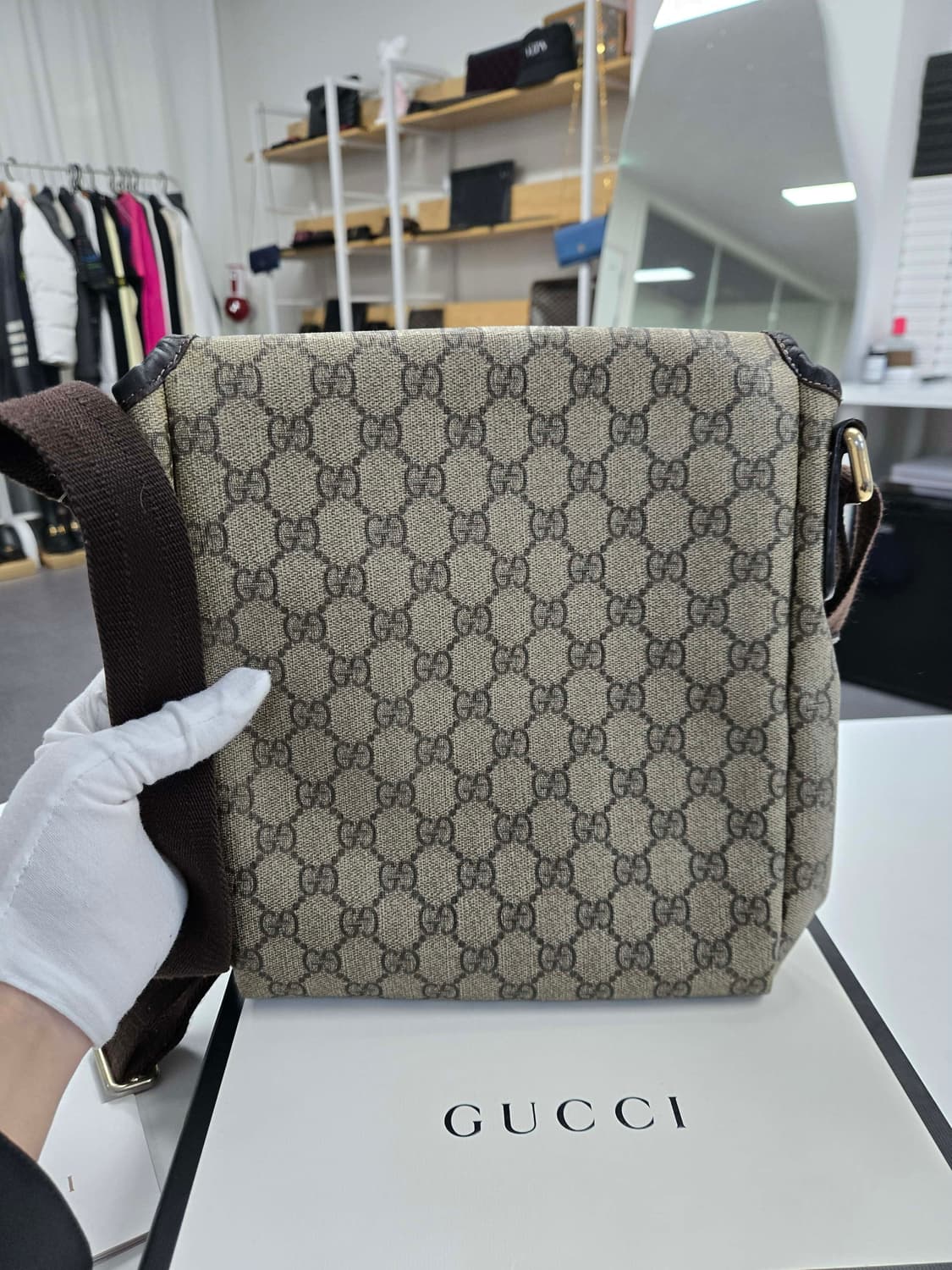 [정품][A급] 구찌 시그니처 메신저 숄더백 상품이미지2