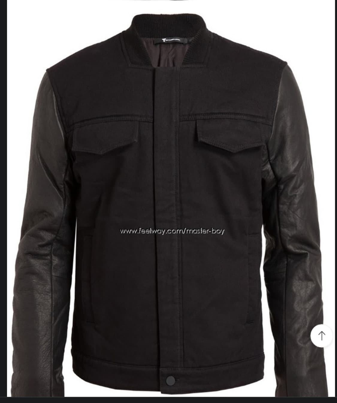 알렉산더왕 레더 슬리브 스타디움 자켓 상품이미지2