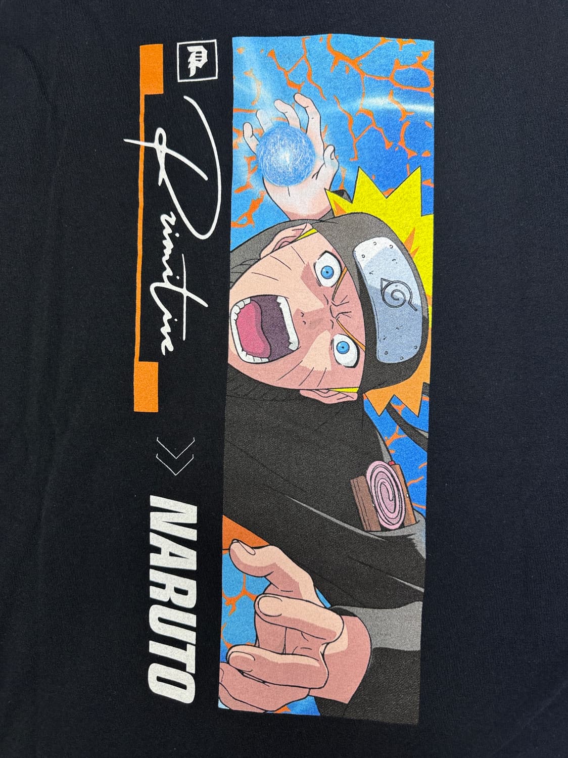 빈티지 나루토 NARUTO 질풍전 나선환 그래픽 롱슬리브 티셔츠 L 상품이미지7