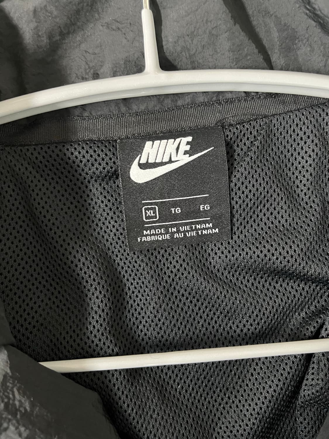 XL) 나이키 빅스우시 우븐 바람막이 자켓 블랙 상품이미지3