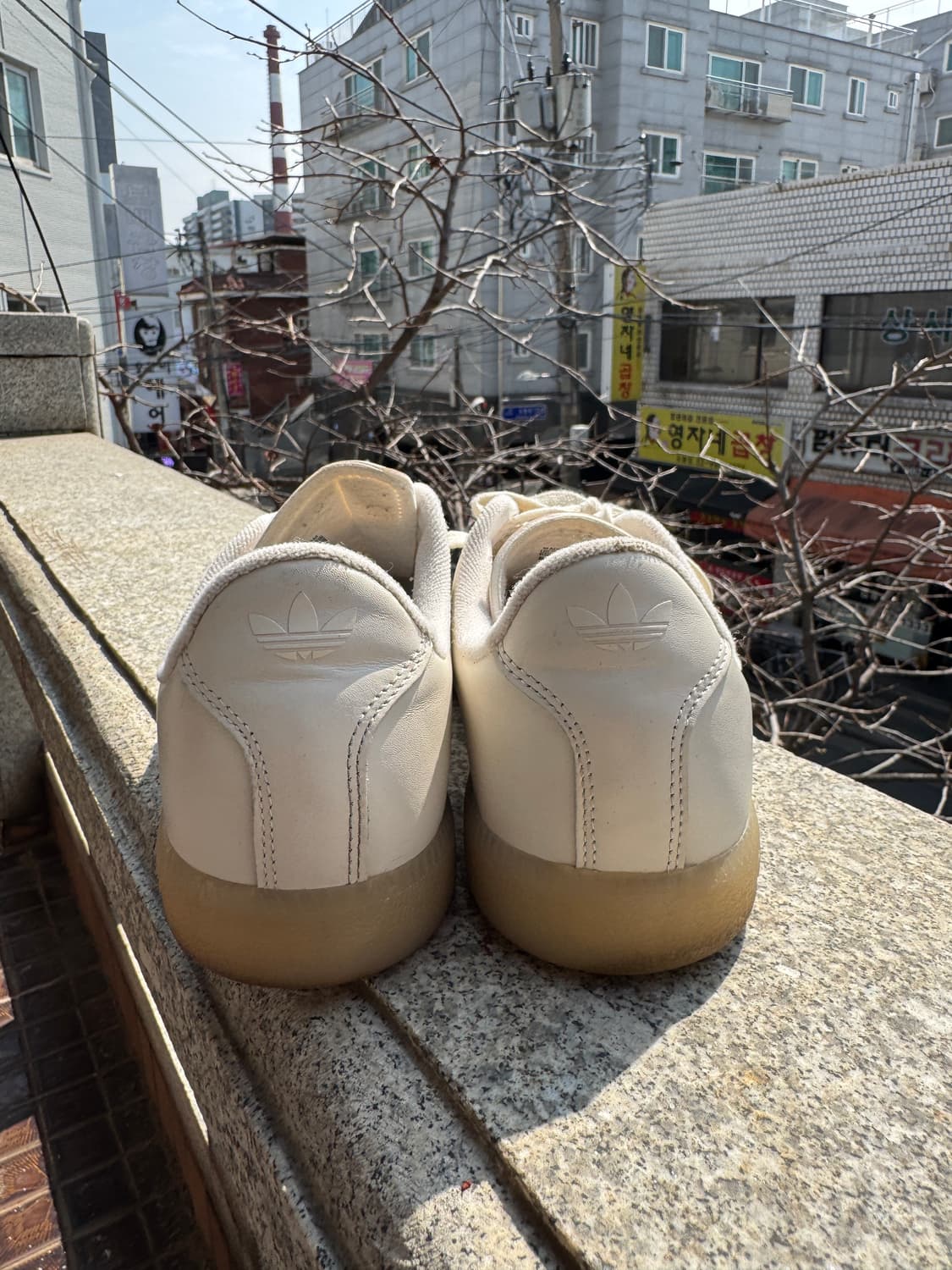 아디다스 독일군 스니커즈 아이보리 240mm 상품이미지4