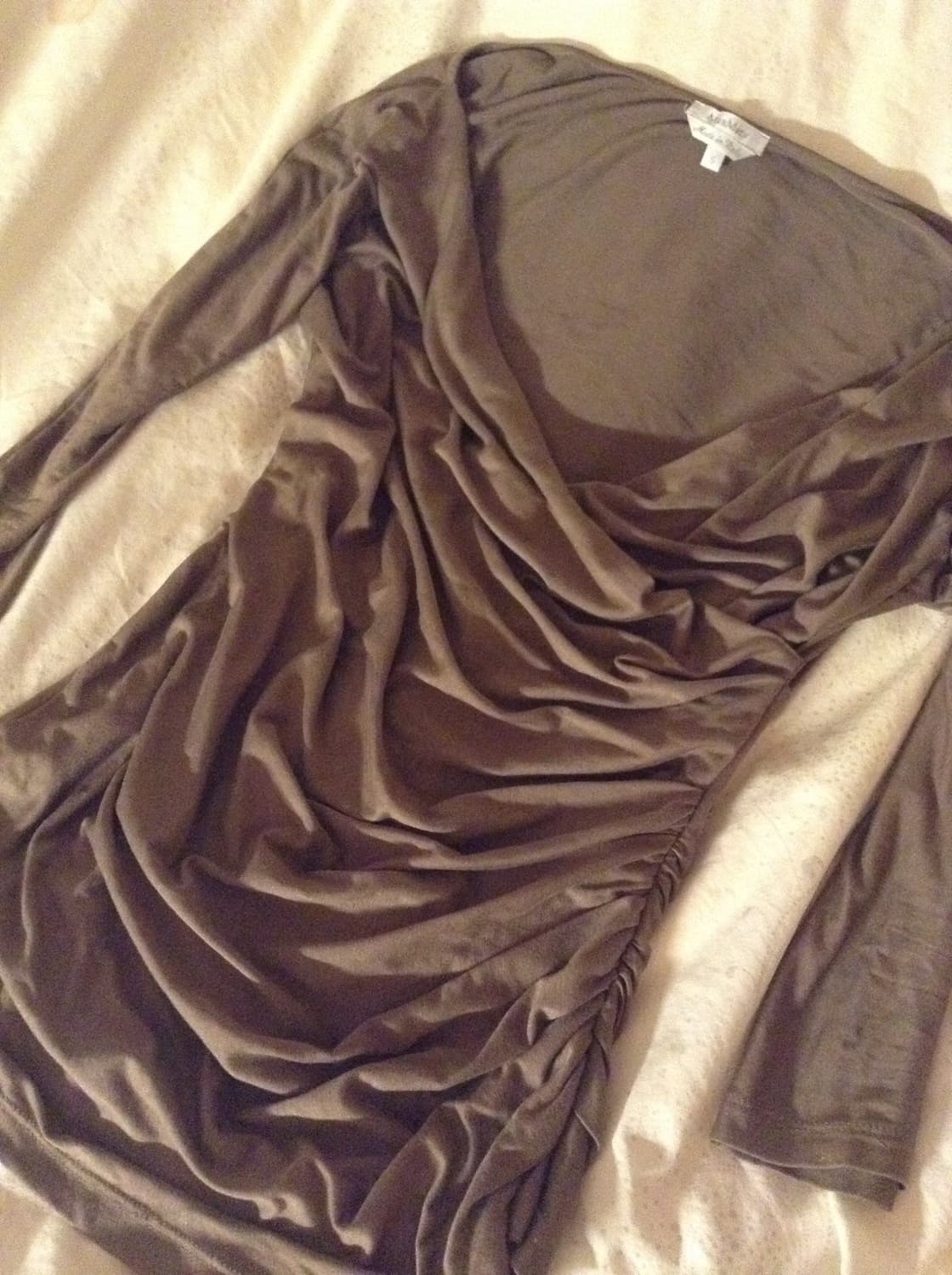 Max Mara draped shirring ruched top 상품이미지1