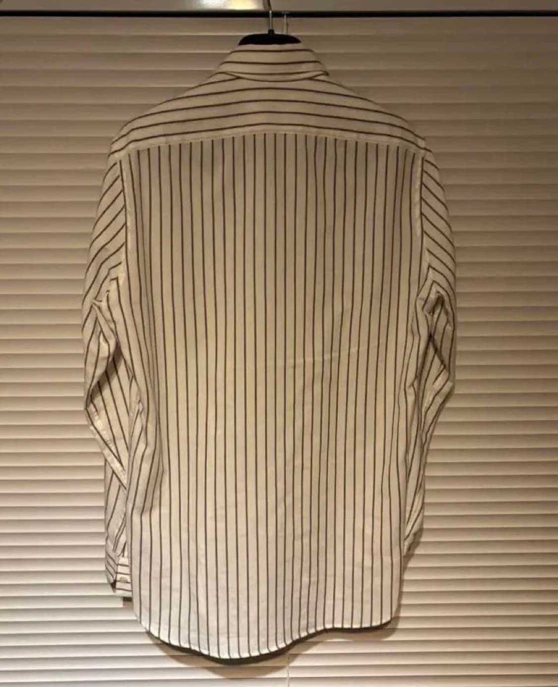 [박지훈님 착용] 생로랑 21ss 스트라이프 크레페 셔츠 상품이미지3