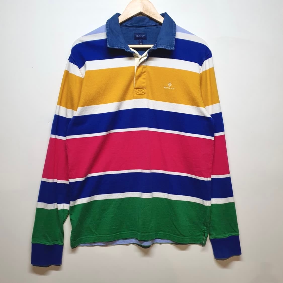GANT 간트 럭비 스트라이프 긴팔 티셔츠 상품이미지2