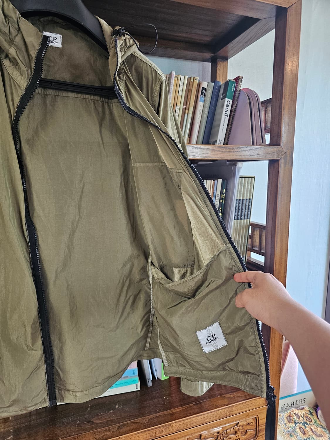 100-105)cp company 나일론 후드 자켓 팔아요 씨피 l 라지 상품이미지7