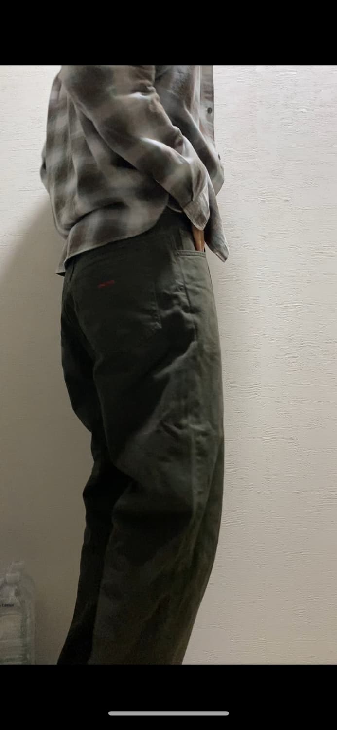 슈프림 배기 진 올리브 - 24fw 상품이미지4