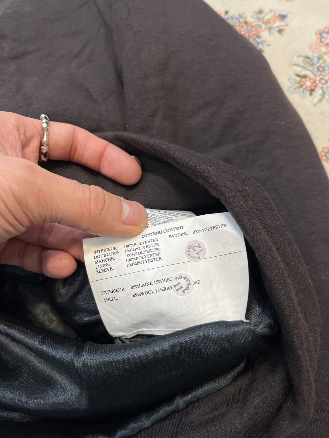 디젤 토글버튼 숄카라 하이넥 자켓 상품이미지8