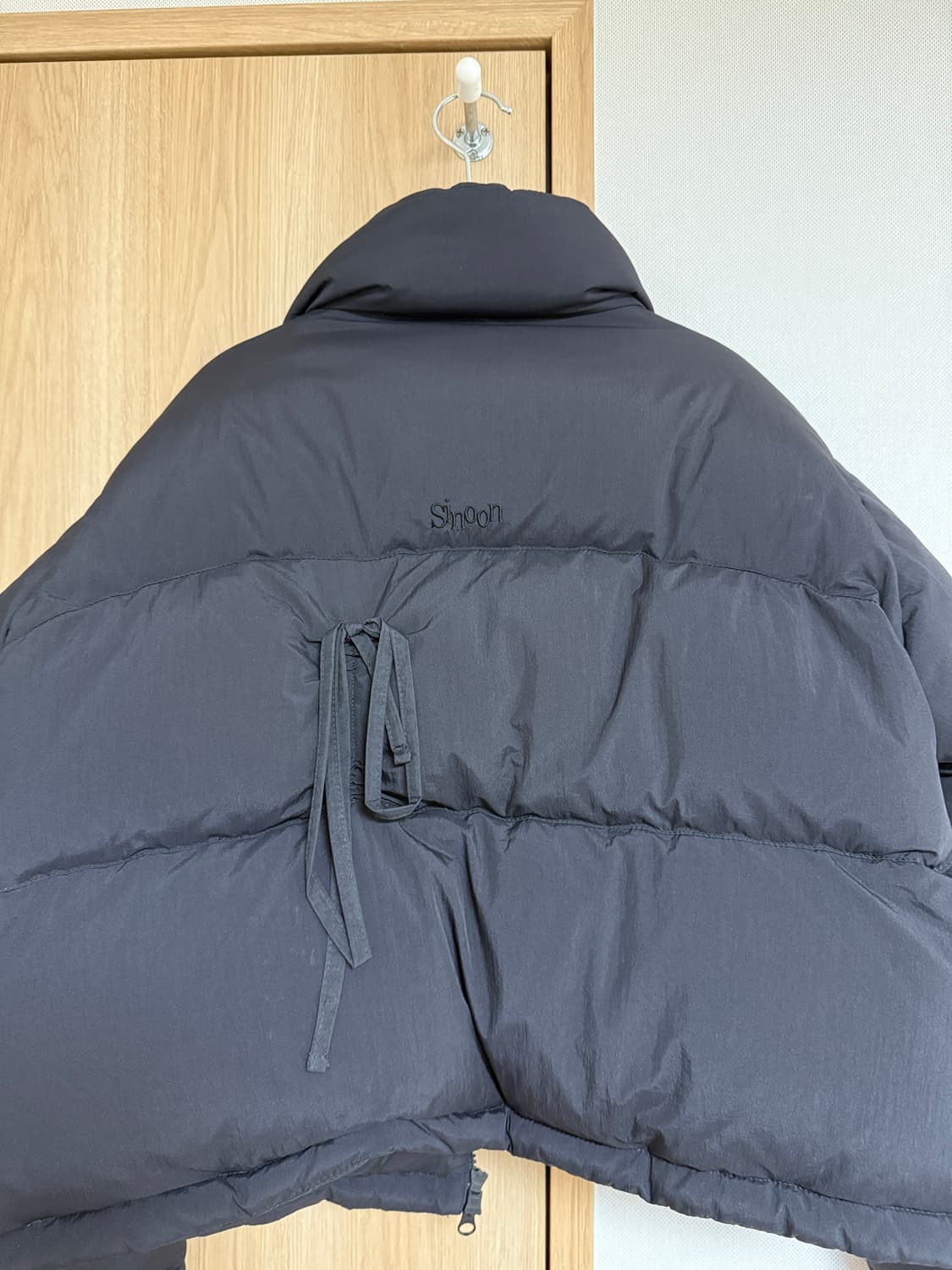 시눈 리본 숏 패딩 상품이미지8