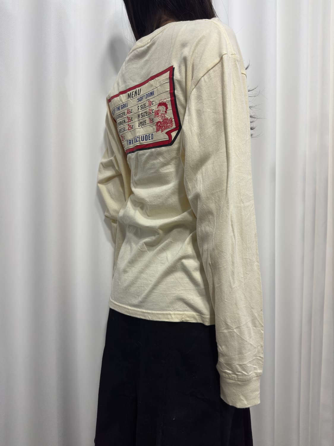 betty boop printing longsleeve 상품이미지2