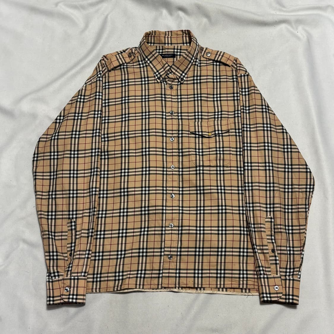 XL 버버리 노바체크 셔츠 상품이미지2