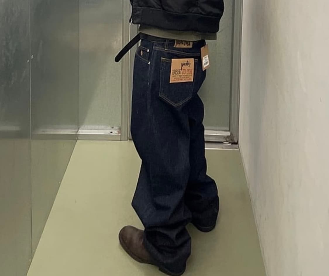 스투시 데님 빅 올 진 린스드 인디고 32 상품이미지1