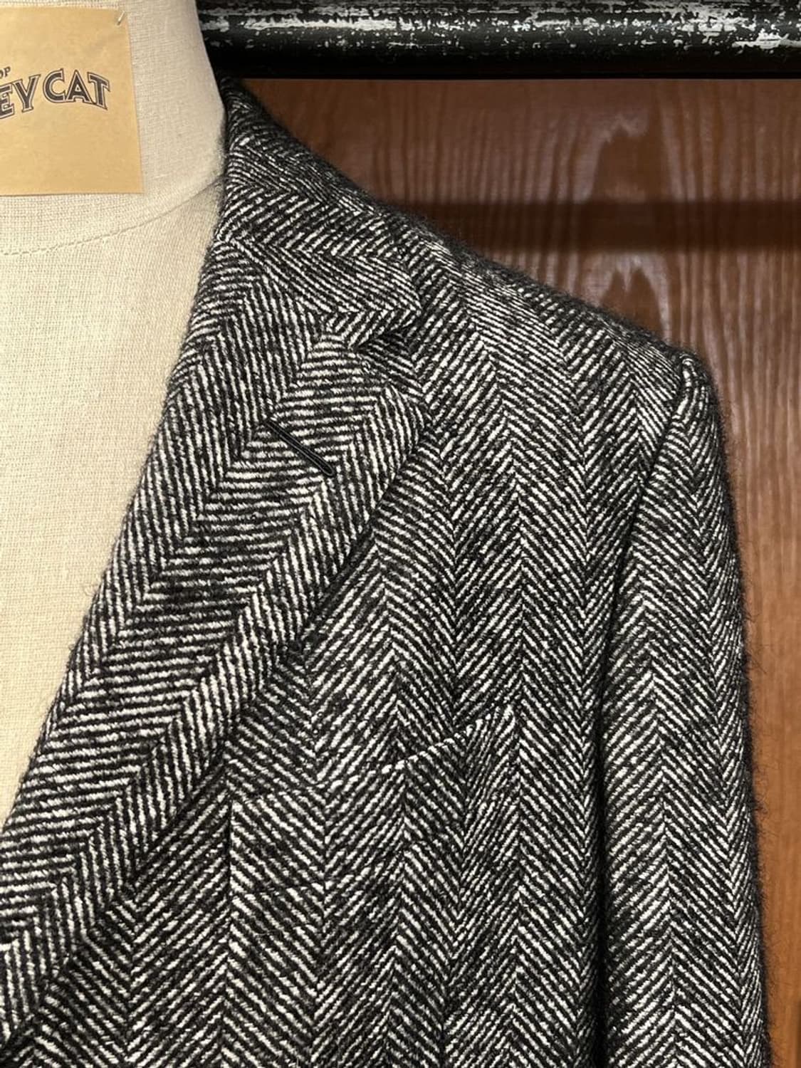 던힐 헤링본 코트 상품이미지3