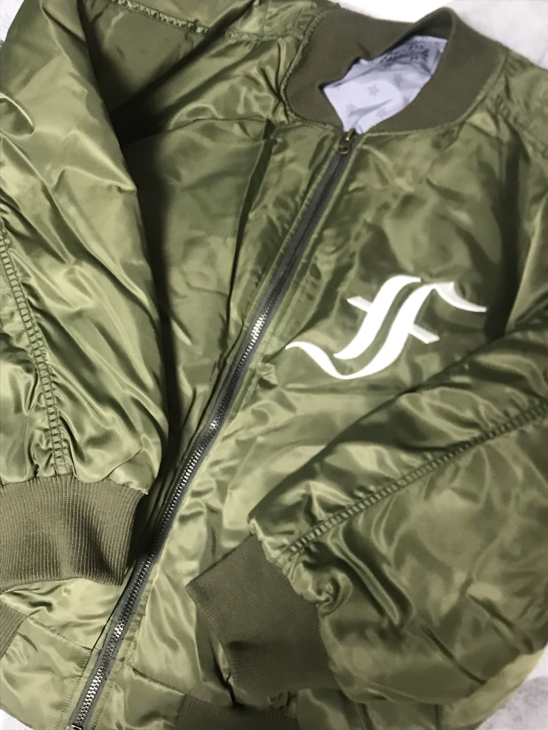 샵페어리 봄버 자켓 카키 상품이미지2